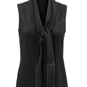 Cabi fringe scarf blouse #3430